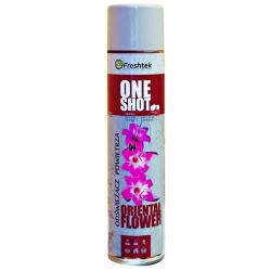 Freshtek One Shot Premium Oriental Flower Odświeżacz powietrza Spray 600ml PL